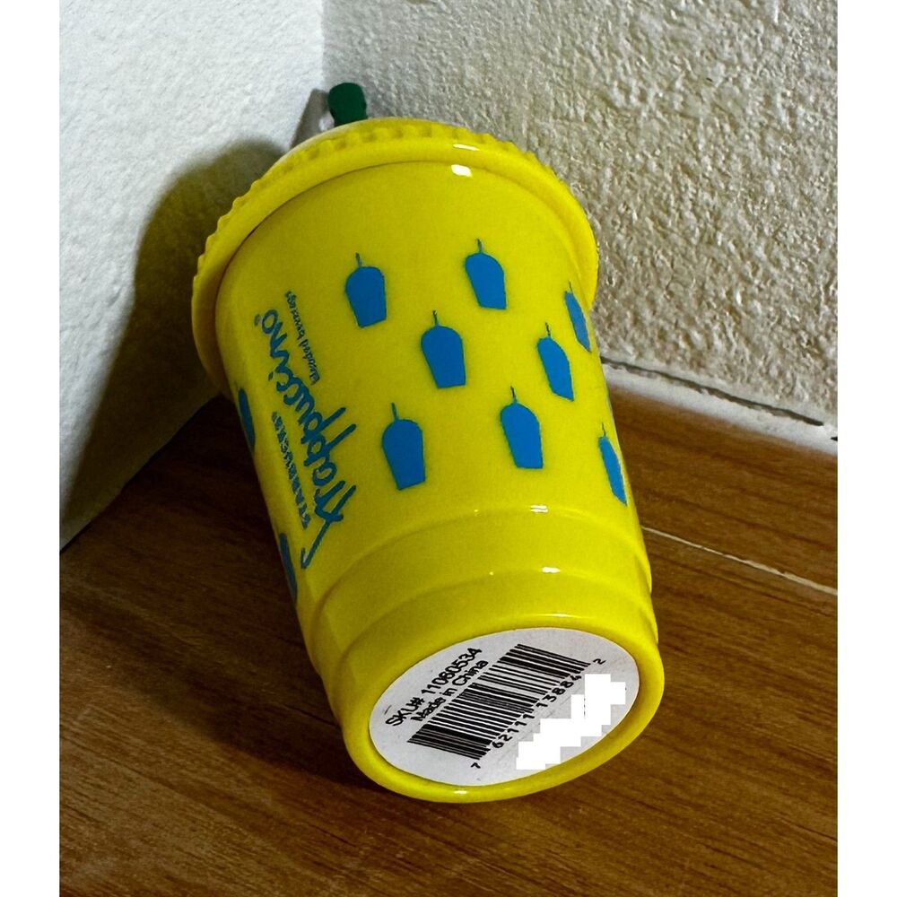 Starbucks Frappuccino Cup Key Chain in Yellow - Picture 3 of 4